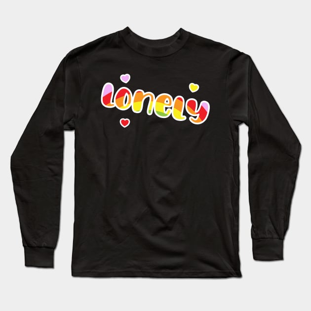 Lonely Long Sleeve T-Shirt by Kev Brett Designs